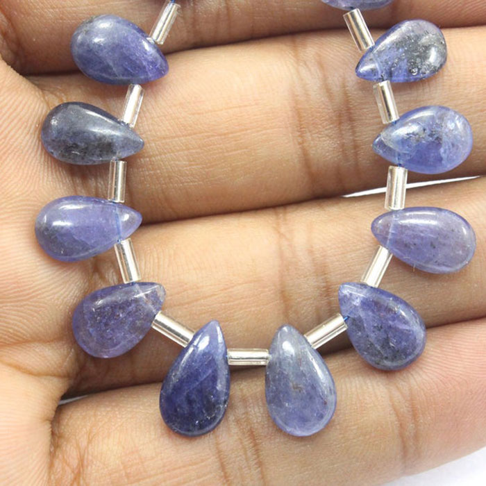 9.6mm Natural Tanzania Tanzanite Blue Zoisite Gemstone Beads Bracelet AAA |  eBay